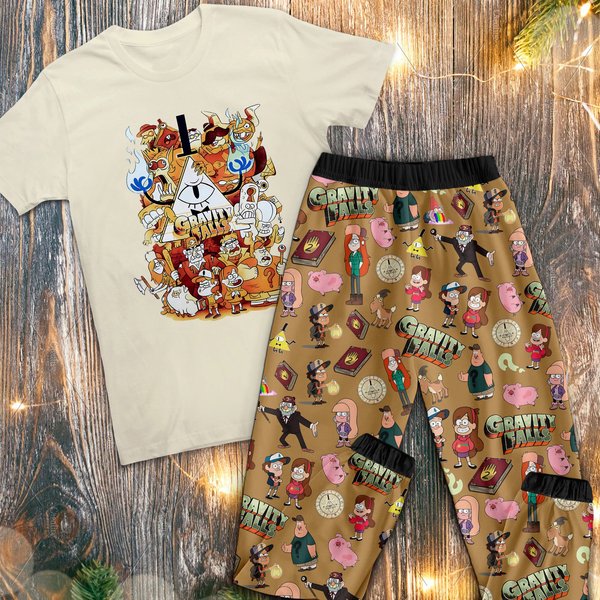 Gravity Falls Mystery Shack Pajamas Set, Gravity Falls Shirt Family Set, Halloween Pajamas Set
