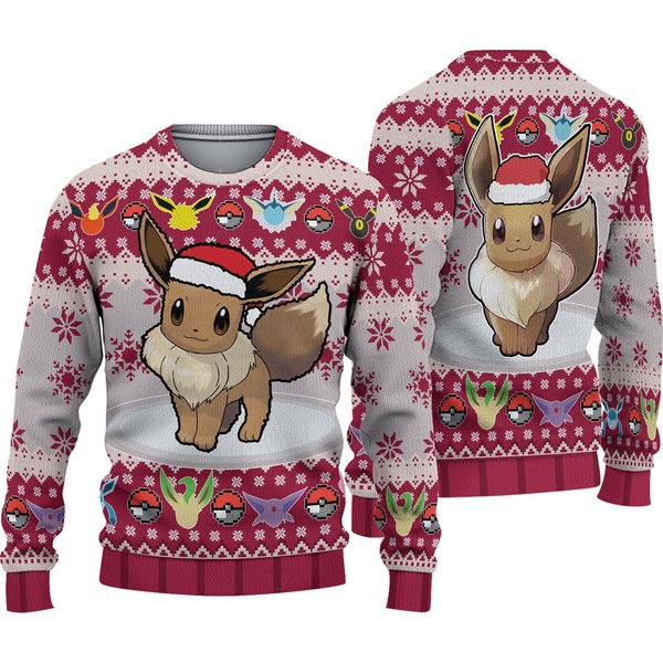 Eevee Eeveelution Christmas Ugly Sweater-image