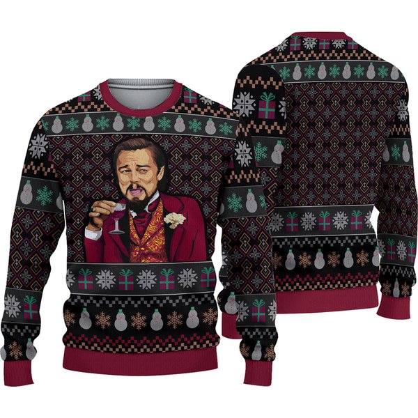 Leonardo Dicaprio Ugly Christmas Sweater-image