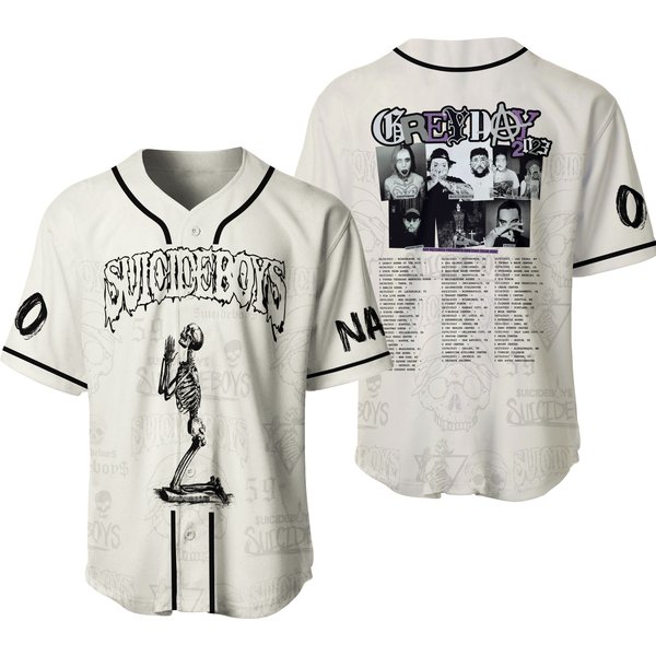 Suicideboys Grey Day Tour 2023 Baseball Jersey-image