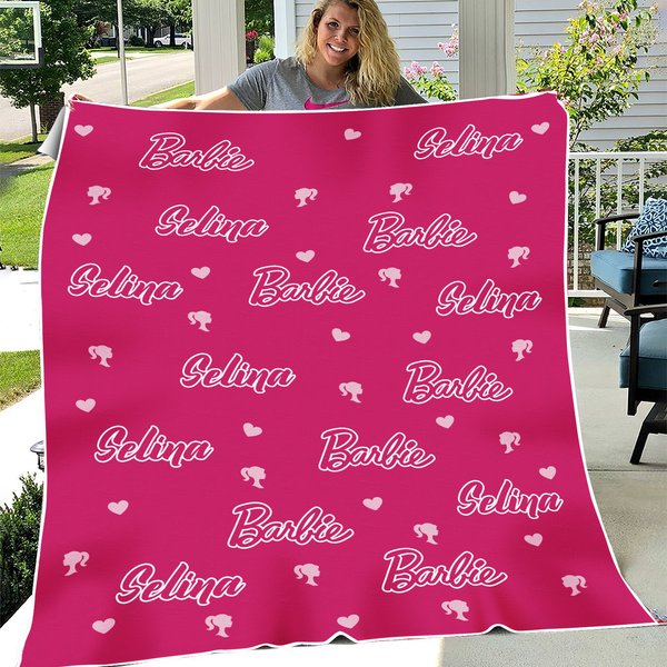 Custom Blankets Personalized Let's Go Party Barb Blanket-image