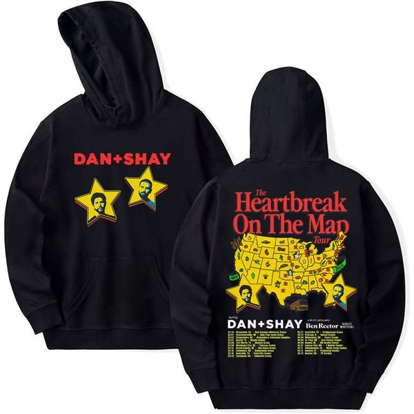 Dan And Shay The Heartbreak On The Map Tour Shirt, Dan And Shay Concert 2024-image