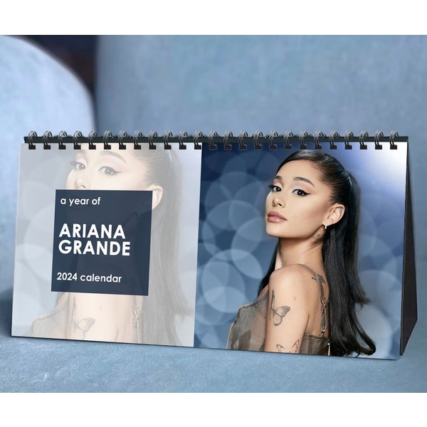 2024 Ariana Calendar, 2024 Desk Calendar, Celebrity Calendar-image