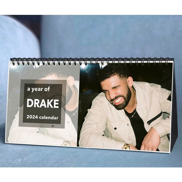 2024 Drake Calendar, 2024 Desk Calendar, Celebrity Calendar-image