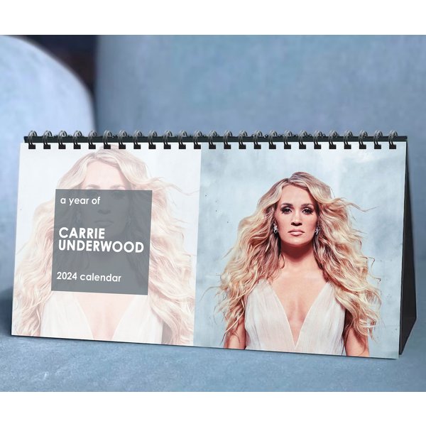 2024 Carrie Underwood Calendar, 2024 Desk Calendar, Celebrity Calendar-image