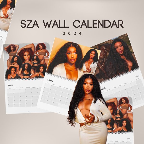 Sza 2024 Wall Calendar - Fan Merchandise
