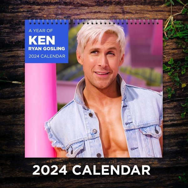 Ken 2024 Celebrity Wall Calendar - Ryan Gosling-image