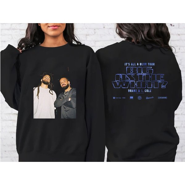 Drake And J.Cole Big As A What Tour 2024 Shirt, Gift Fans Music Shirt-image