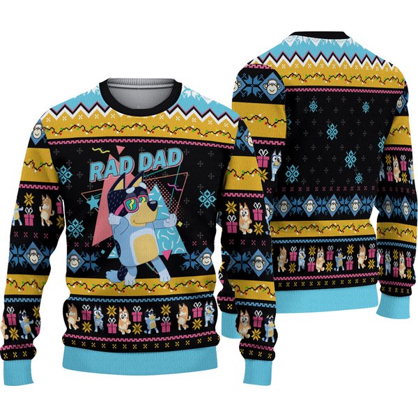 Blueydad Dad Ugly Christmas Sweater-image