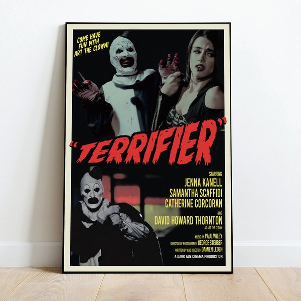 Terrifier Art The Clown Horror Poster Premium Matte Vertical Poster-image