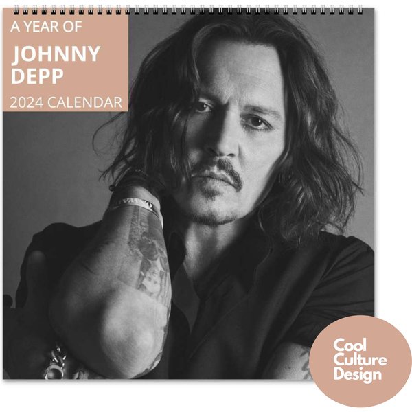 Johnny Depp Calendar Vol.1 - 2024 Calendar, Wall Calendar 2024-image