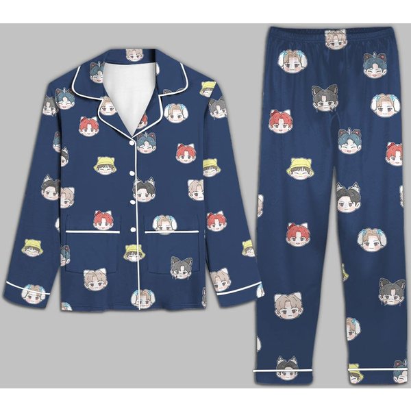 Enhypen Pajama Set, Heeseung Jay Jake Sunghoon Sunoo Jungwon Niki Christmas Pajamas