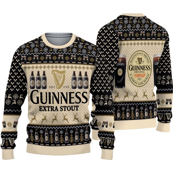 Christmas Guinness Beer Ugly Sweater