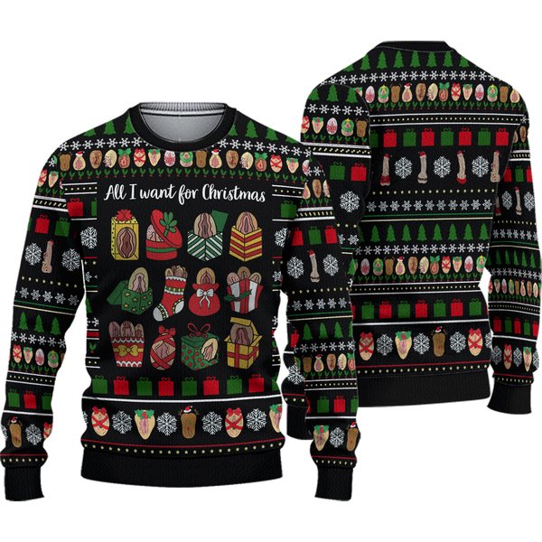 Fun Merry Clitmas Ugly Christmas Sweater-image