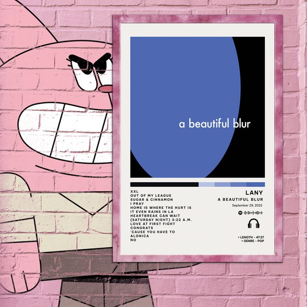 Lany - A Beautiful Blur Album Poster-image