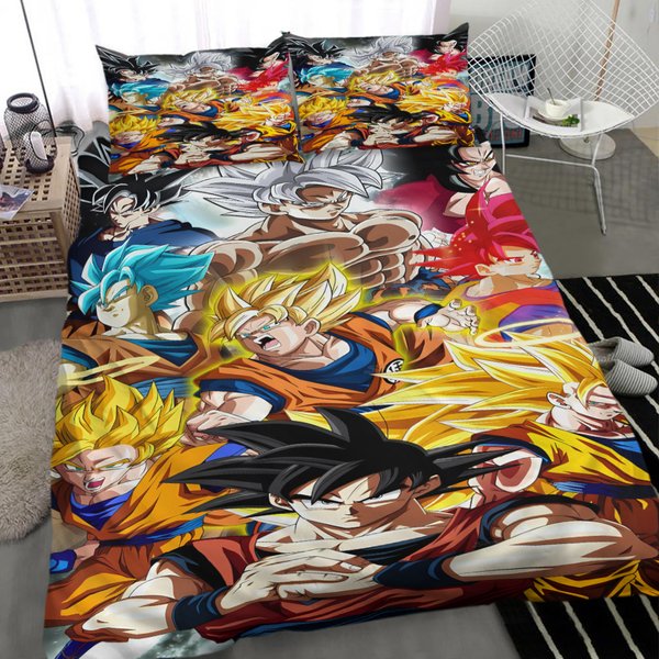 3d Printed Dragon Ball Z Son Goku Anime Bedding Duvet