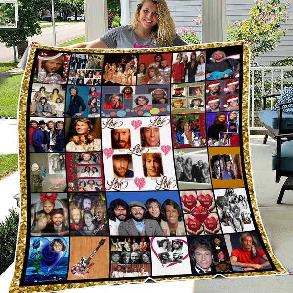 Bee Gees Band Fleece Blanket, Bee Gees Band Fleece Blanket-image
