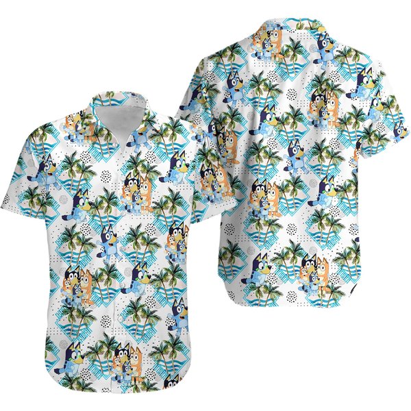 Blueydad Hawaiian Dad Life Family Shirt-image