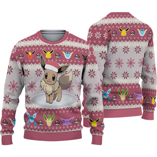 Eevee Pkm Ugly Christmas Sweater-image