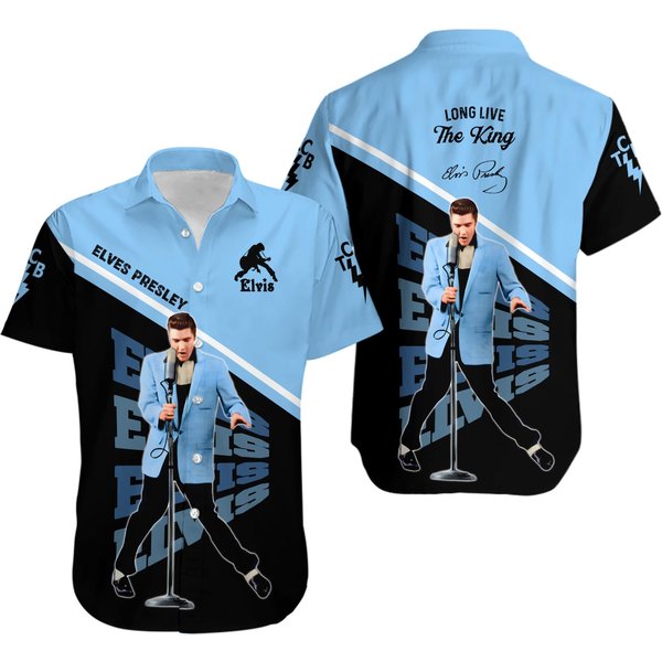 Long Live The King Elvis Presley Hawaiian Shirt-image