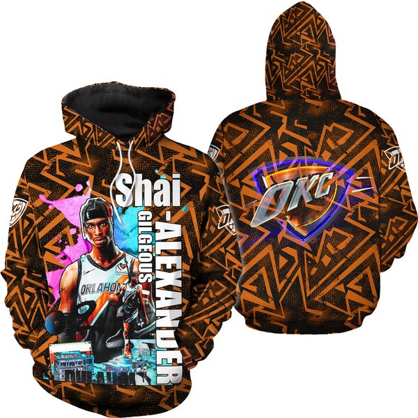 Shai Gilgeous-alexander 3d Hoodie