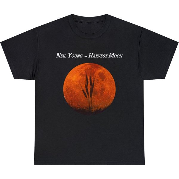 Neil Young Harvest Moon T-Shirt, Neil Young Shirt, Country Rock Music T-Shirt-image