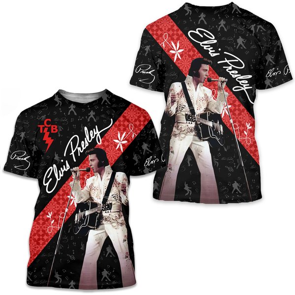 The King Elvis Presley T-Shirt Christmas Gift For Fans-image