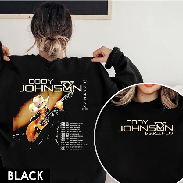 Cody Johnsonn The Leather Tour 2024 Shirt, Cody Johnsonn Concert 2024,-image