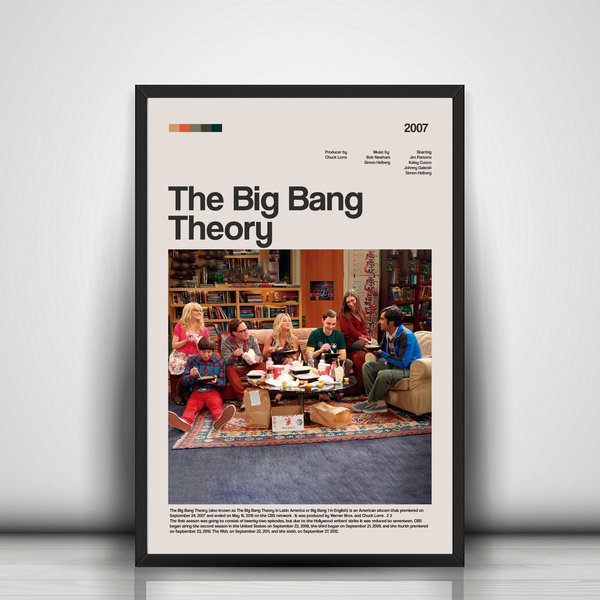 The Big Bang Theory Poster, The Big Bang Theory Tv Series Poster-image