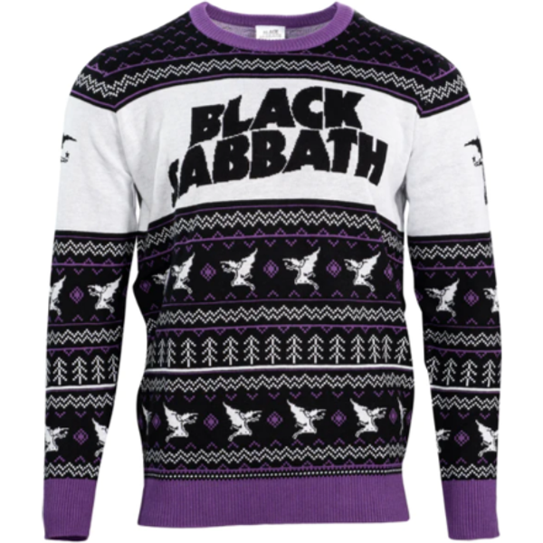 Black Sabbath Flying Demon Ugly Christmas Sweater-image