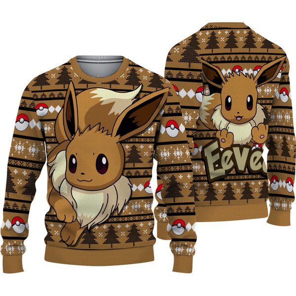 Pkm Ugly Christmas Sweater, Gengar Xmas Gift, Pikachuu Pokemonn Christmas