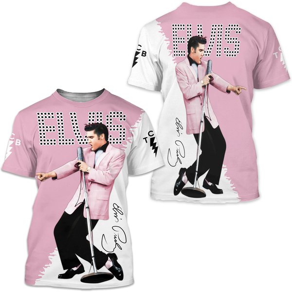 Singer Elvis Presley T-Shirt, Christmas Gift For Fans-image