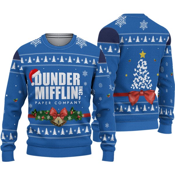 Christmas Dunder Mifflin Paper Company Sweater-image