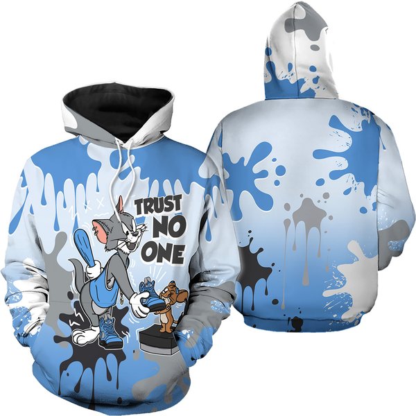 Aj 5 University Blue Match Trust No One Cat And Mouse 3D Splash-image