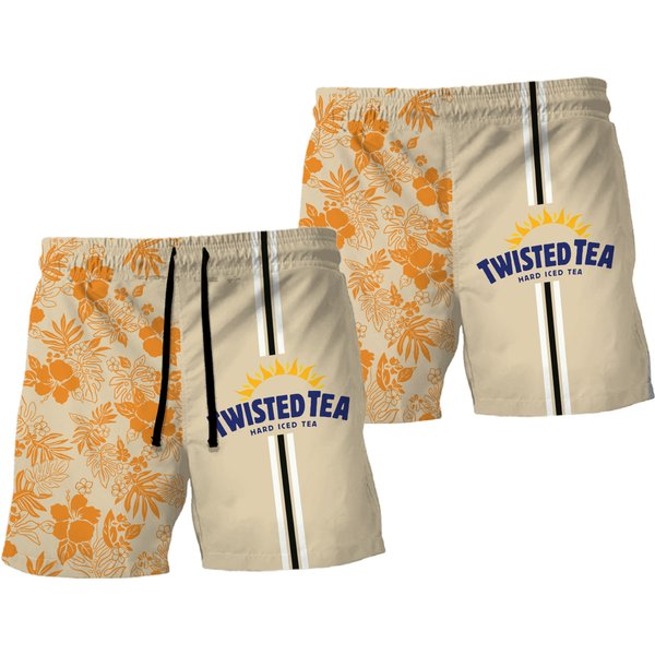 Twisted Tea Shorts, Twisted Tea Swim Shorts-image