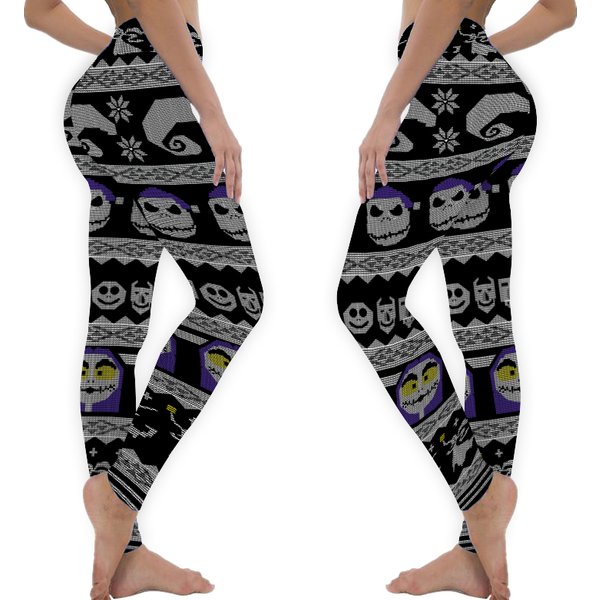 Nightmare Before Christmas Ugly Leggings-image
