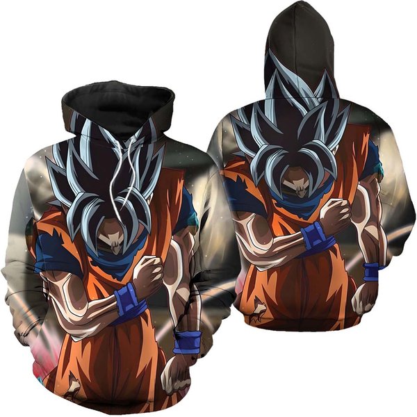 Dragon Ball Cartoon Dragon Ball Z 3D Pullover Printed Over Hoodie-image