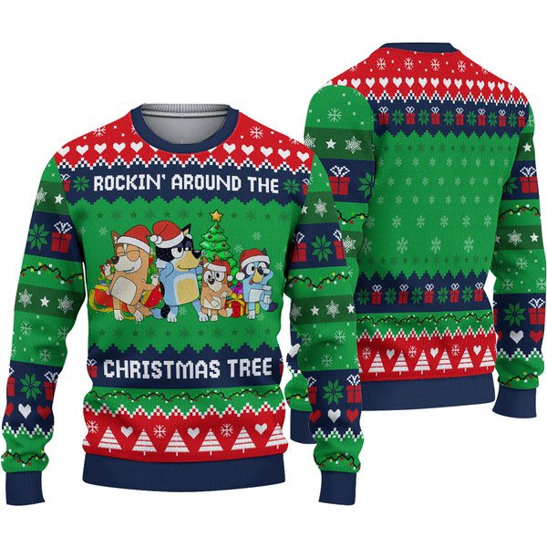 Blueydad Family Ugly Christmas Sweater-image