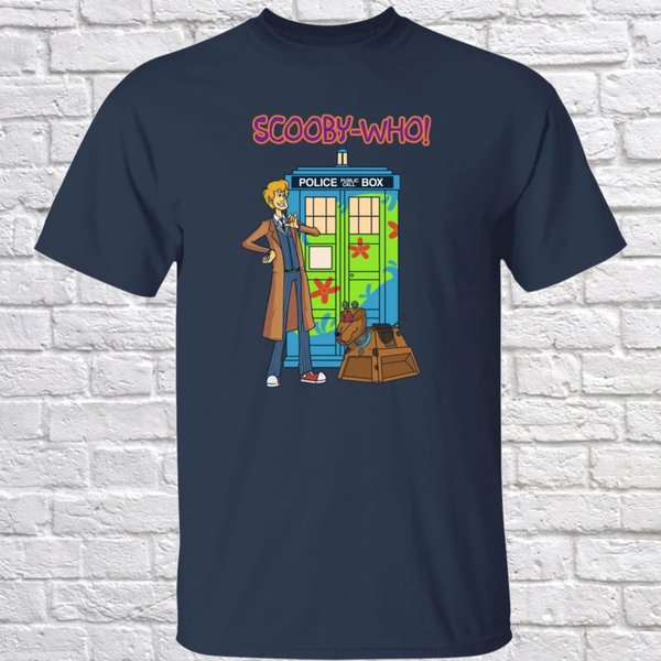 Scooby Doo Shirt, Doctor Who Tardis Mystery Machine T-Shirt-image