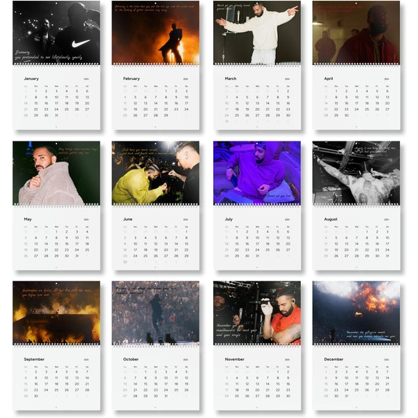 Slime You Out Drake Calendar (2025)-image