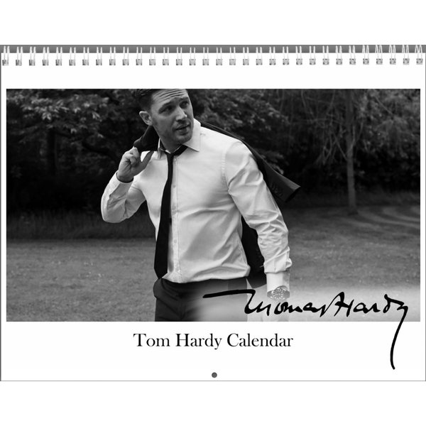 Tom Hardyy 2024 Wall Calendar With His Quotes And Signature-image
