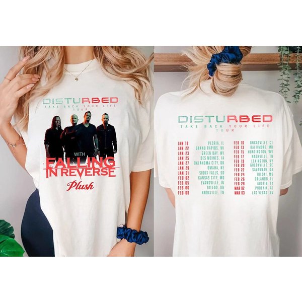 Disturbed Tour Shirt 2024-image