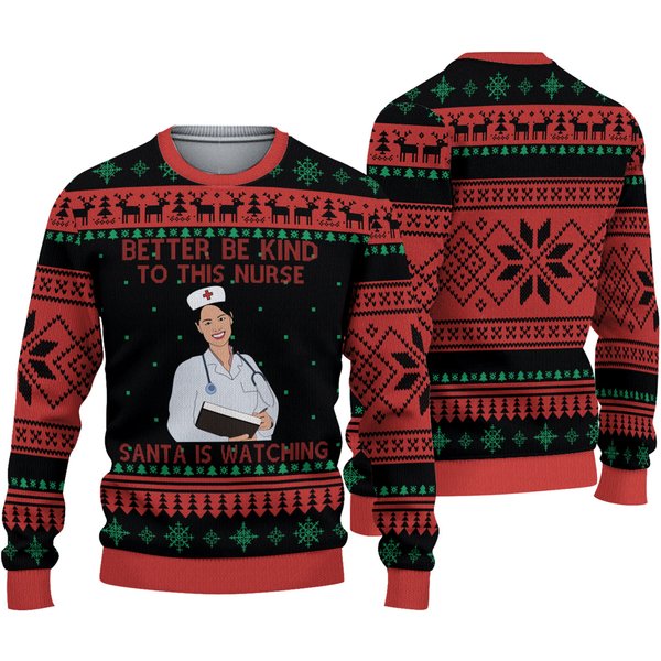 3d Nurse Ugly Christmas Sweaters