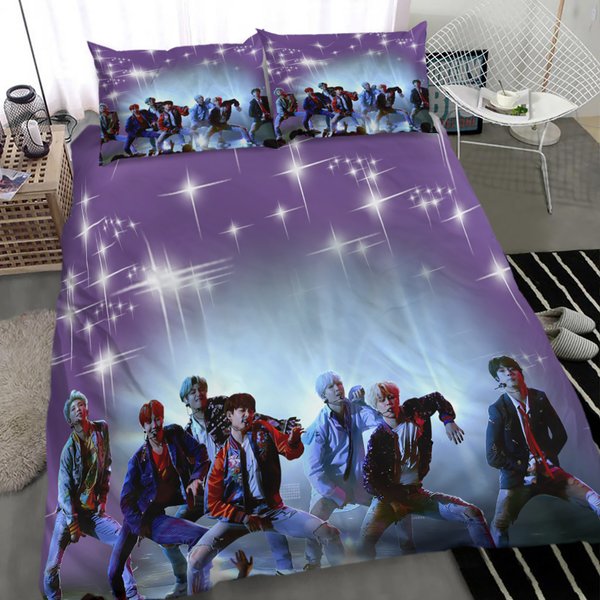3D Printed Bts Bedding Set-image