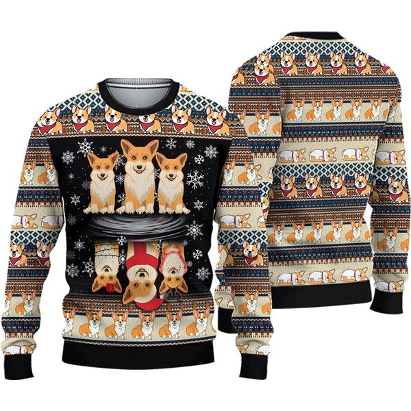 Pembroke Welsh Corgi Ugly Christmas Sweater-image