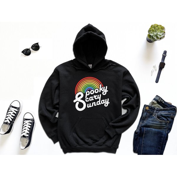 Spooky Scary Sunday Hoodie, Spooky Sunday Unisex