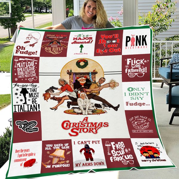A Christmas Story Fleece Blanket