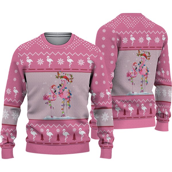 Flamingo Chirstmas Ugly Sweater-image