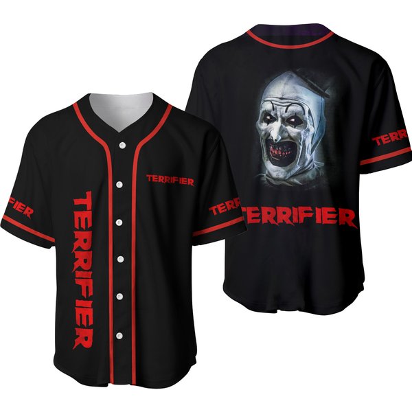 Terrifier 2 Jersey Horror Movie Baseball Jersey-image