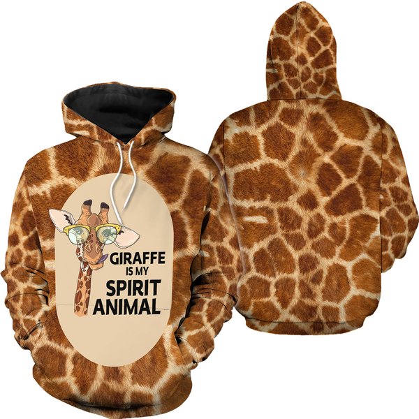 Unisex Giraffe Sweatshirt Hoodie